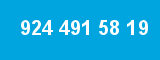 924 491 58 19 924 491 58 19